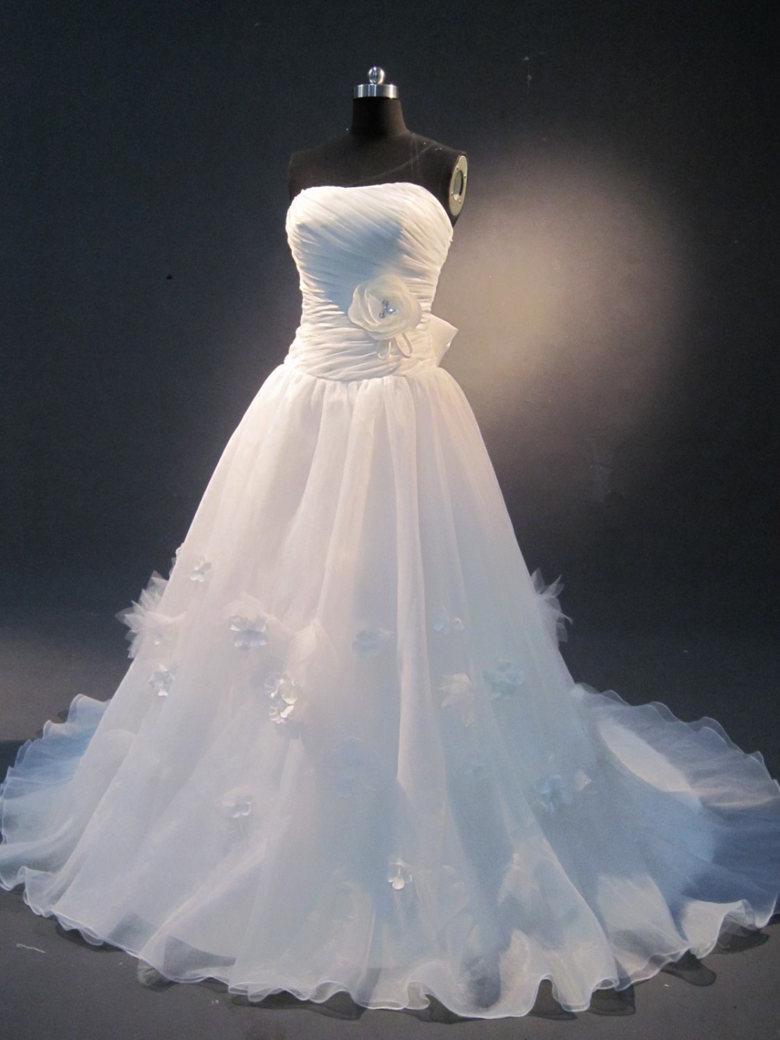 real sample feathers beautiful ball gown IMG1643
