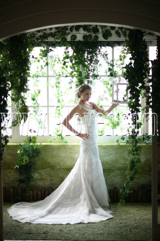 2012 Spaghetti Strap beauty wedding dress 9lover0002