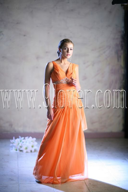 2012 Sexy V-Neck Prom Dress 9loverQ0009