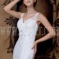 Modern Lace V-Neckline Column Bridals Gown 1401