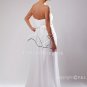 strapless empire gown with train maternity weddiing dress 8231
