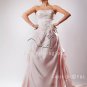 Discount Strapless Satin Western Wedding Dress 25591