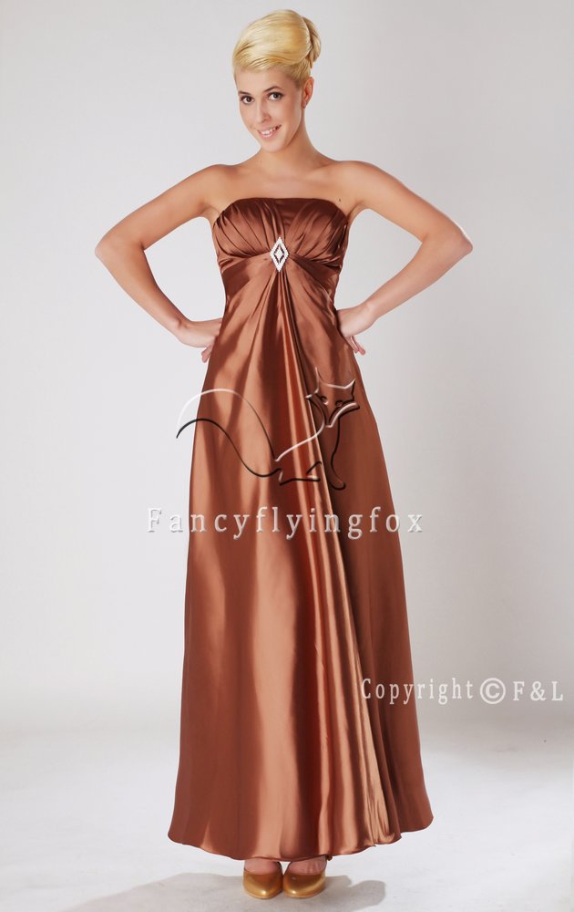Brown Maternity Prom Dress Evening Dress