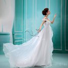 Off Shoulder Romantic Chiffon Wedding Dress PRO8