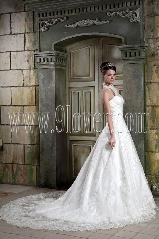 Lace Wedding Dress With Keyhole Back Detail main image 1