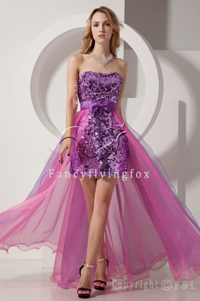 2012 Organza Short Sweet 16 dress 173304
