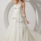 Spaghetti Floor Length Keyhole 2013 Bridal Gown IMG_1290