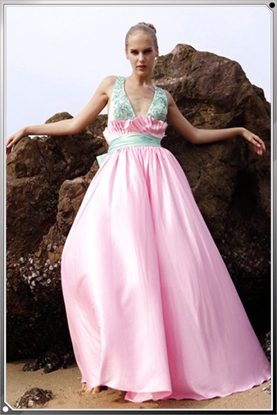 Fashion Blue and Hot Pink Prom Dresses MG_3453