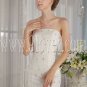 new fashion vintage 2013 white lace strapless mermaid wedding dress with beaded IMG-9187