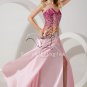 modern and sexy spaghetti straps a-line floor length evening dress with sequined bodice IMG-1564