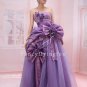 charming lavender strapless tulle ball gown floor length quinceanera dress ok-8