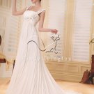 charming empire maternity wedding dress with beaded L-011