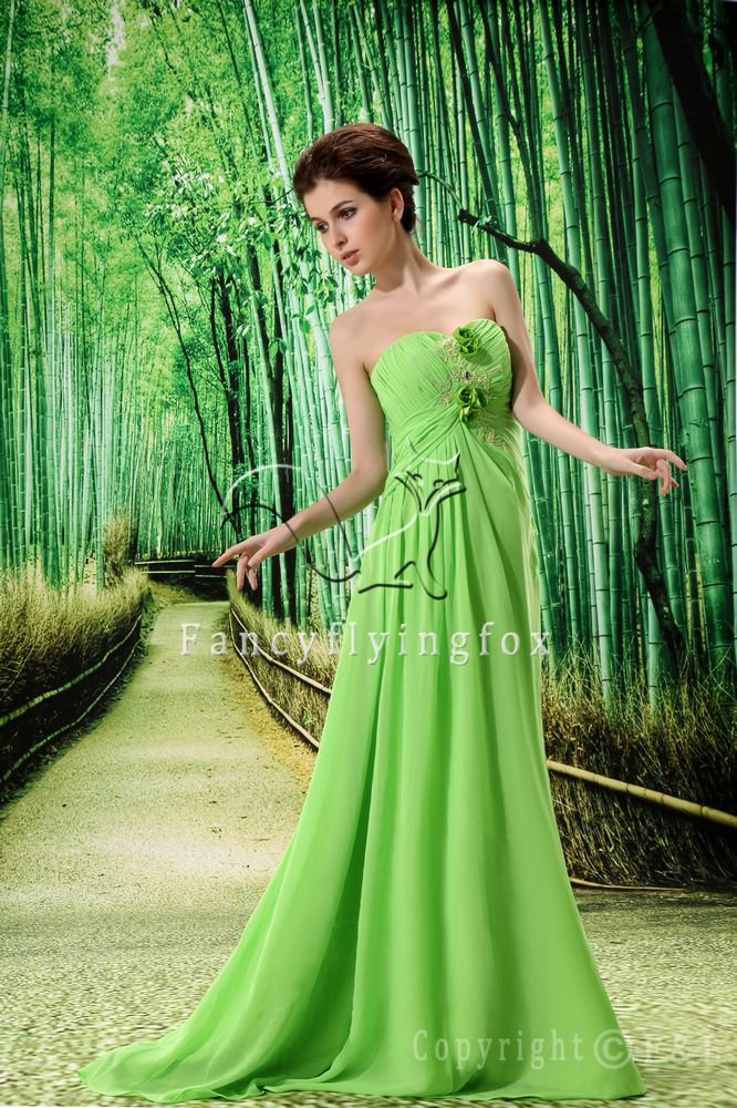 new fashion light green sweetheart a-line floor length evening dress L-022