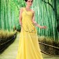 sweet daffodil chiffon one shoulder a-line long evening gowns L-023