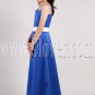 modern royal blue satin spaghetti straps a-line floor length flower girl dresses IMG-2391