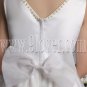 adorable white tulle jewel neckline formal flower girl dresses ING-2708
