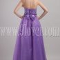 charming lavender organza strapless a-line floor length prom dress IMG-2044