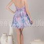 modern printed chiffon halter a-line mini length cocktail dress IMG-4458