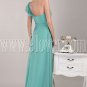 elegant one shoulder asymmetrical chiffon a-line floor length formal evening dress IMG-4681