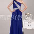stunning royal blue chiffon one shoulder a-line floor length formal evening gowns IMG-4706