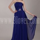 a-line strapless royal blue floor length formal evening dress IMG-4796