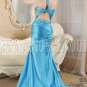 a-line floor length halter floor length blue evening dress IMG-5255