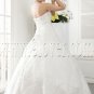luxurious lace sweetheart a-line floor length plus size wedding dress IMG-5459