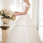 classic off the shoulder ball gown floor length wedding dress IMG-5622