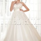 exclusive white tulle sweetheart ball gown floor length wedding dress IMG-5702