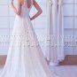 vintage and retro halter lace a-line floor length wedding dress IMG-8323