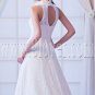 vintage and retro halter lace a-line floor length wedding dress IMG-8323