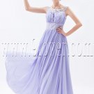 charming lavender chiffon scoop neckline a-line ankle length bridesmaid dress IMG-8745