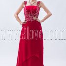 charming red chiffon straps a-line floor length prom dress IMG-9053