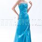 classic sky blue taffeta strapless a-line floor length prom dress IMG-9177