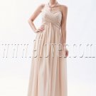 charming light champagne chiffon empire ankle length bridesmaid dress IMG-9285