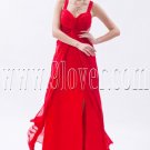 stunning red chiffon straps a-line floor length formal evening dress IMG-9316