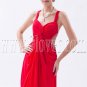 stunning red chiffon straps a-line floor length formal evening dress IMG-9316