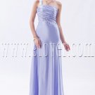 charming lavender satin one shoulder a-line floor length formal evening dress IMG-9339