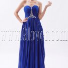 glamour dark royal blue chiffon sweetheart a-line floor length formal evening dress IMG-9398