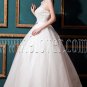 ball gown white tulle sweetheart floor length wedding dress IMG-0262