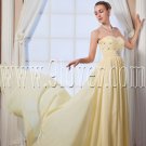 stunning yellow chiffon sweetheart a-line floor length formal evening dress IMG-0035