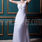 stunning white chiffon straps a-line floor length beach wedding dress IMG-0427