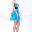 stunning sky blue tulle sweetheart a-line mini length cocktail dress IMG-9568