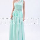 stunning mint chiffon one shoulder a-line floor length bridesmaid dress IMG-9882