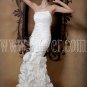 exclusive white taffeta strapless trumpet mermaid wedding dress IMG-1679
