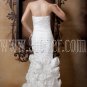 exclusive white taffeta strapless trumpet mermaid wedding dress IMG-1679