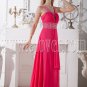 stunning fuchsia chiffon straps a-line floor length formal evening dress IMG-2067