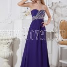 blue chiffon sweetheart neckline a-line floor length formal evening dress IMG-2487