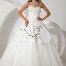 ball gown wedding dress sweetheart neckline with corset back IMG-1760
