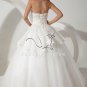 ball gown wedding dress sweetheart neckline with corset back IMG-1760